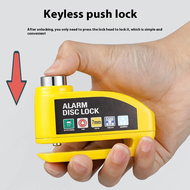 Alarma de freno de disco para bicicleta eléctrica